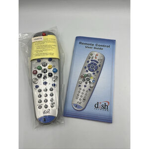 DISH REMOTE IN BAG WITH INSTRUCTIONS 154075 WITH BOOKLET SEE ALL